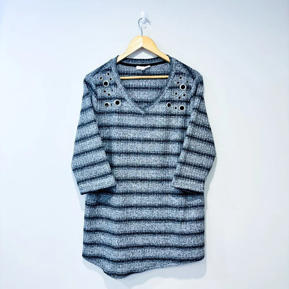 GRENIER Grey  striped tunic‎